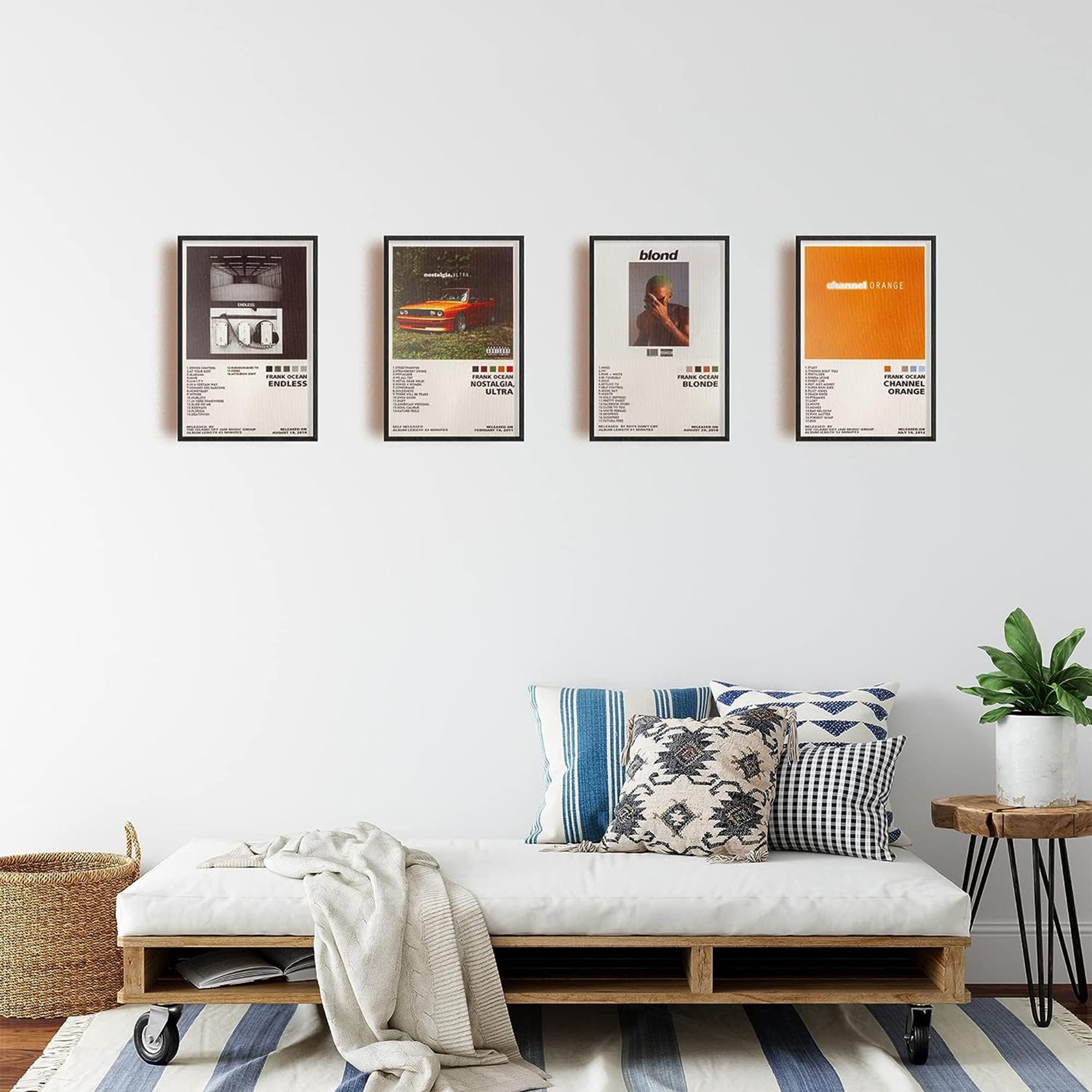 Amazon.com: ManRule Frank Ocean Posters Set of 4 Album Cover